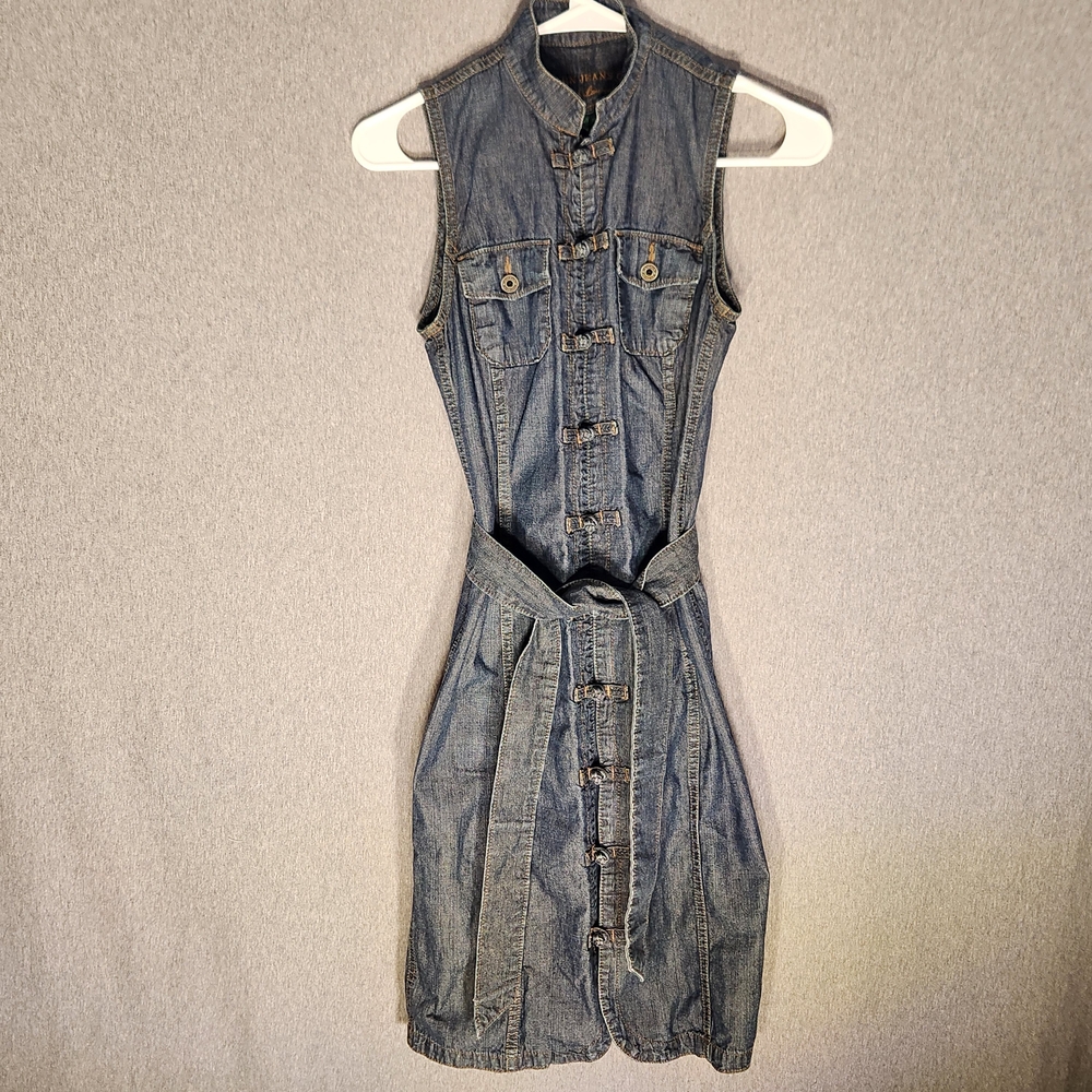 Ralph Lauren Blue Denim Midi Dress